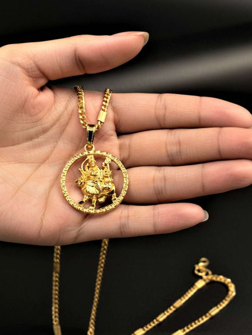 Women Gold Plated Pendant - 22275969 -  Standard Image - 3