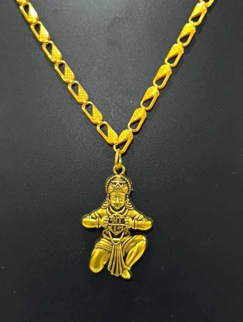 women gold plated pendant - 22275973 -  Standard Image - 3