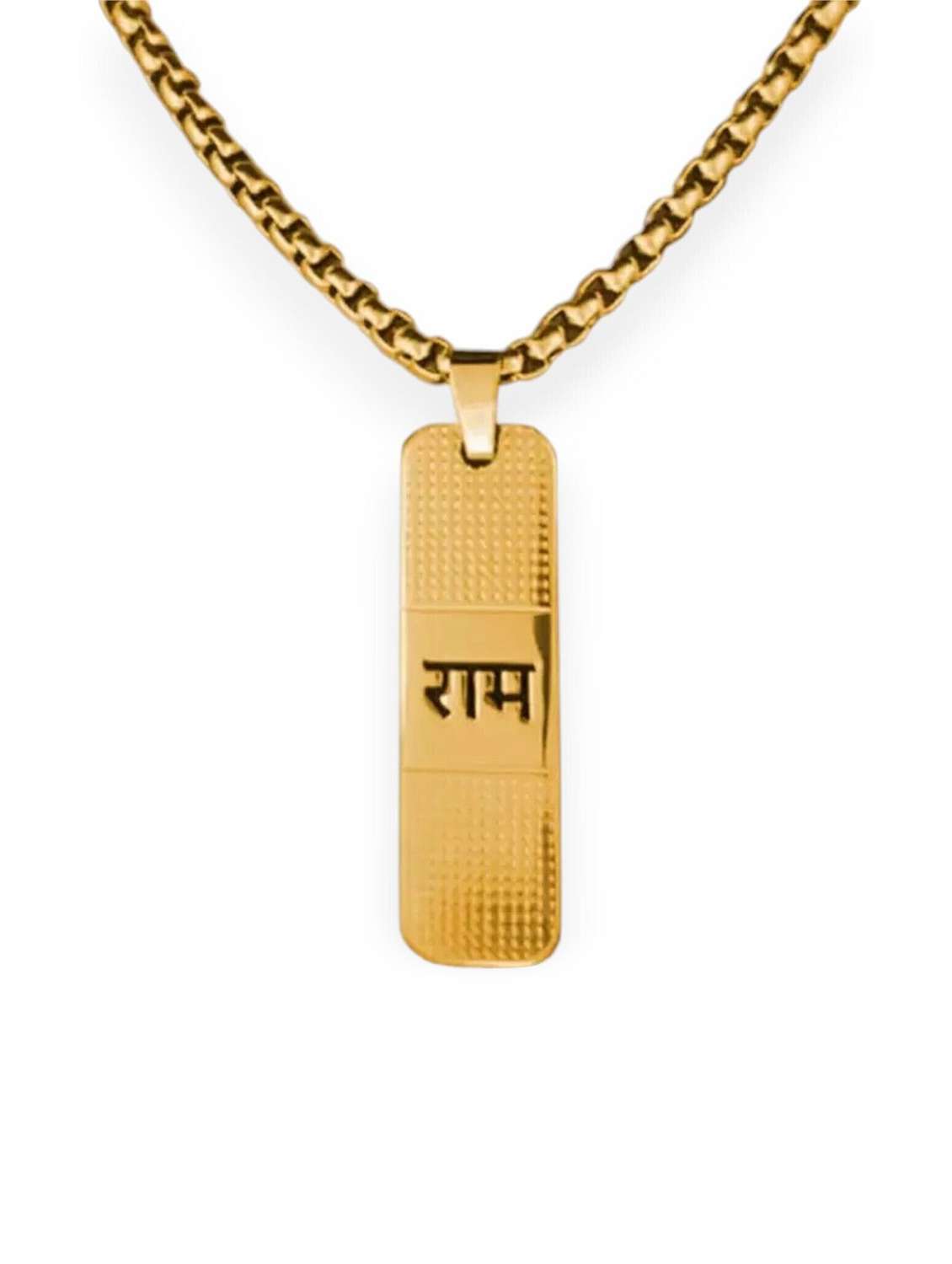momen gold plated pendant - 22275988 -  Standard Image - 3