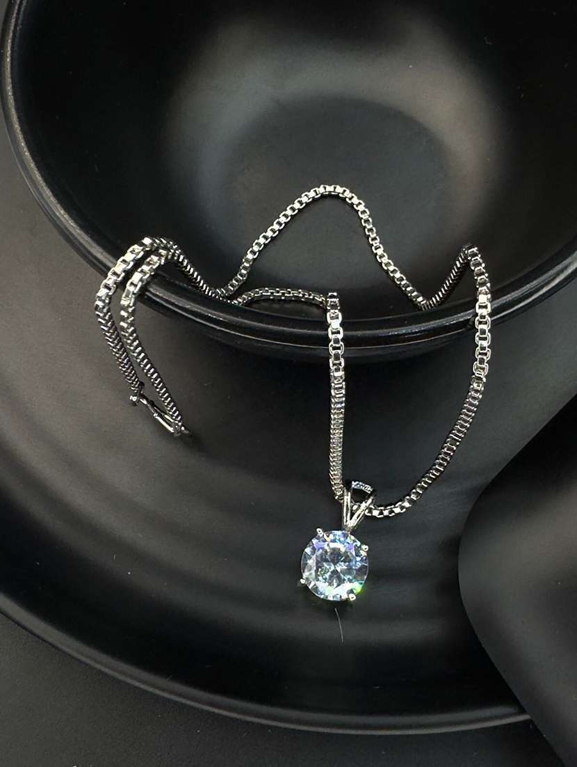 women silver plated pendant