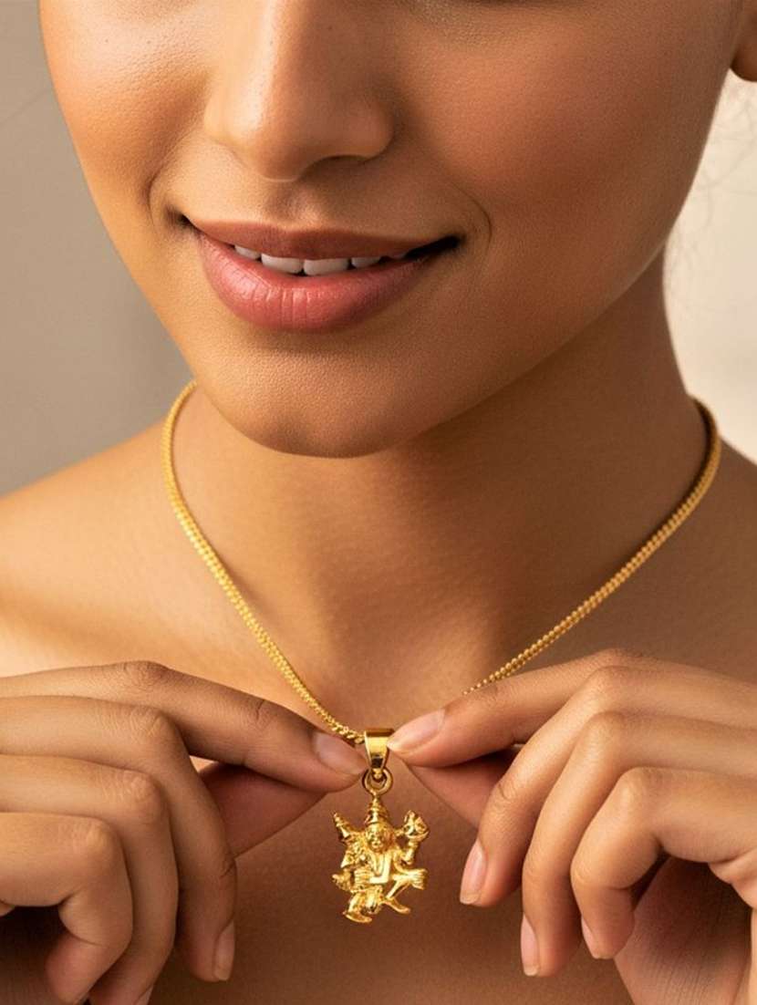 women gold plated pendant