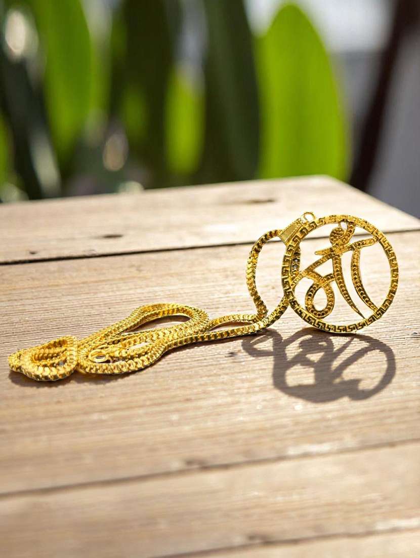 women gold plated pendant