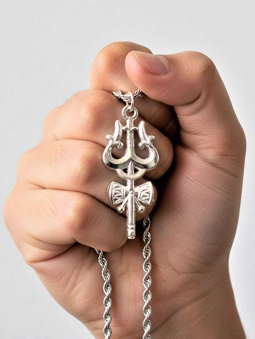 women silver plated pendant - 22276017 -  Standard Image - 3