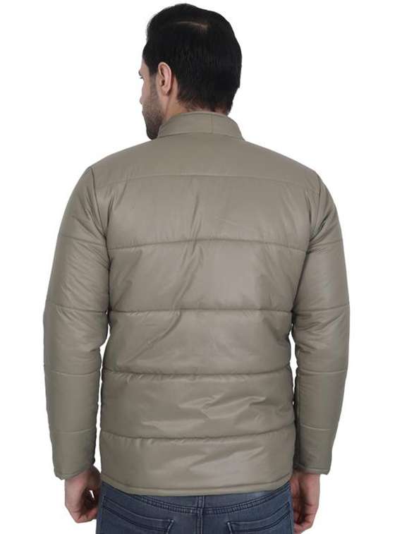 men solid long sleeve puffer jacket - 22276023 -  Standard Image - 3