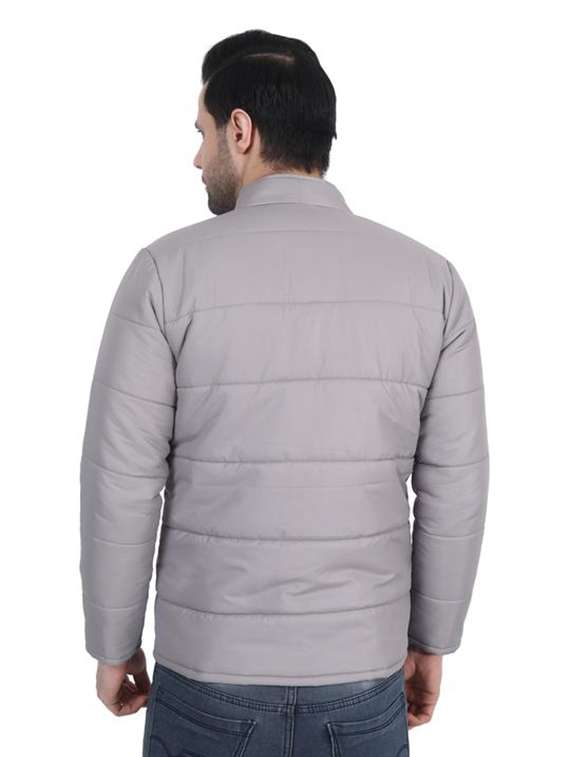 men solid long sleeve puffer jacket - 22276024 -  Standard Image - 3