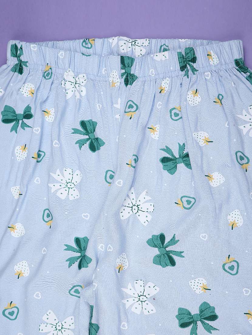 girls printed mid rise loungewear pyjama - 22276203 -  Standard Image - 3