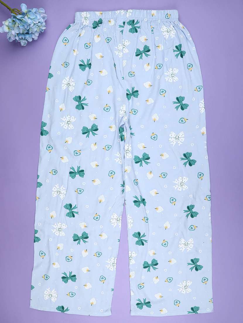 blue cotton palazzo trouser - 22276210 -  Standard Image - 3