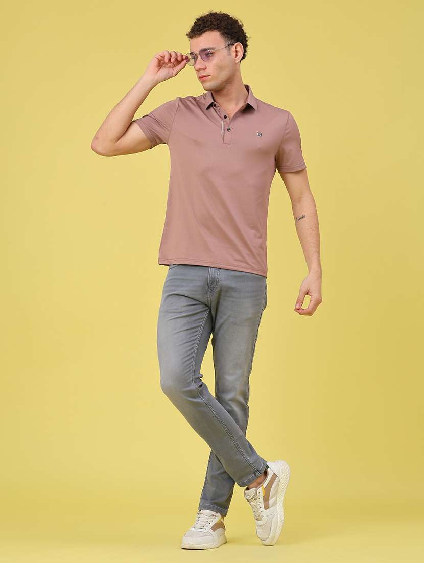 men solid short sleeve regular fit polo t-shirt - 22276254 -  Standard Image - 3