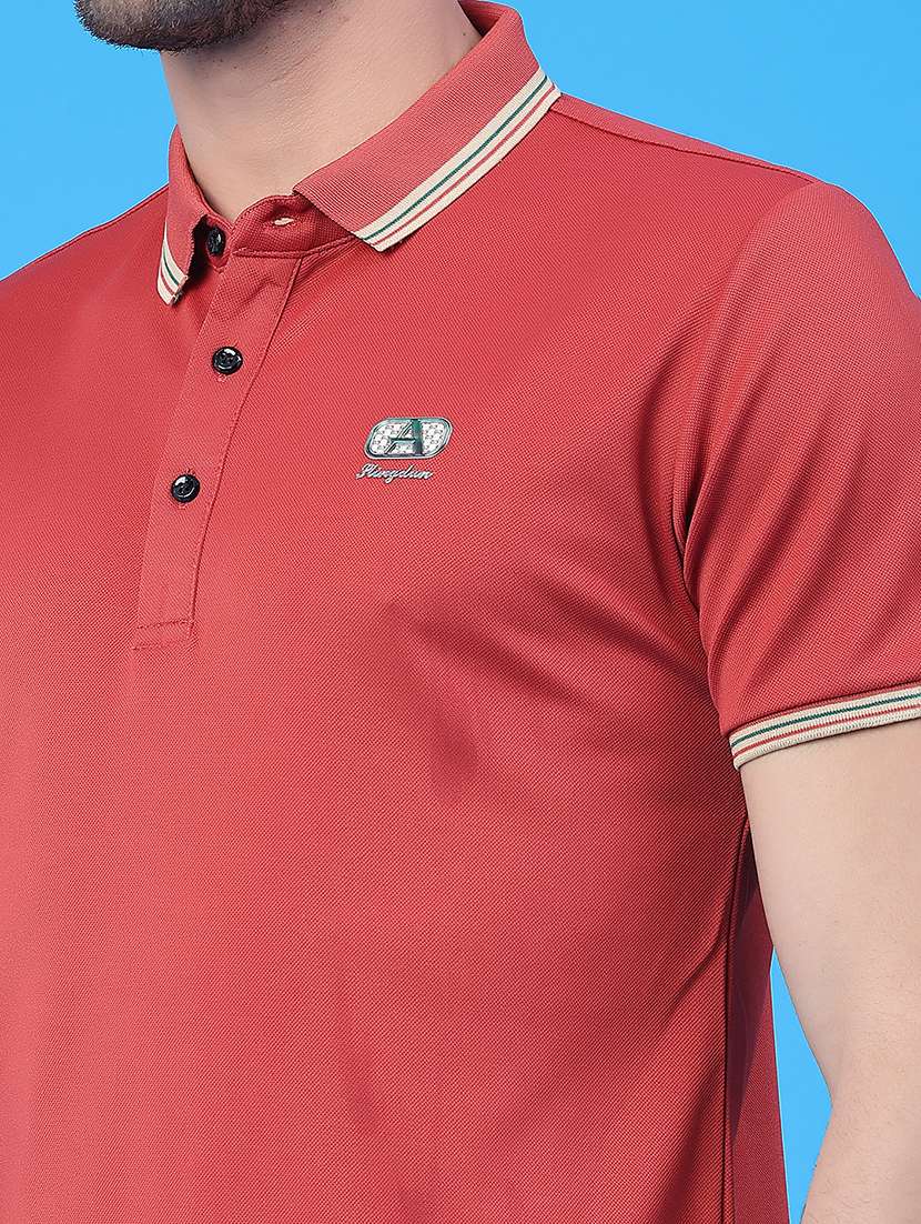 men solid short sleeve regular fit polo t-shirt - 22276276 -  Standard Image - 3