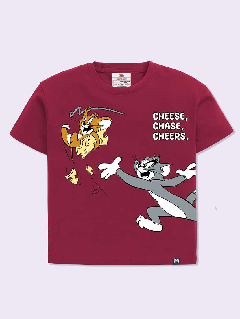 girls printed short sleeve tee