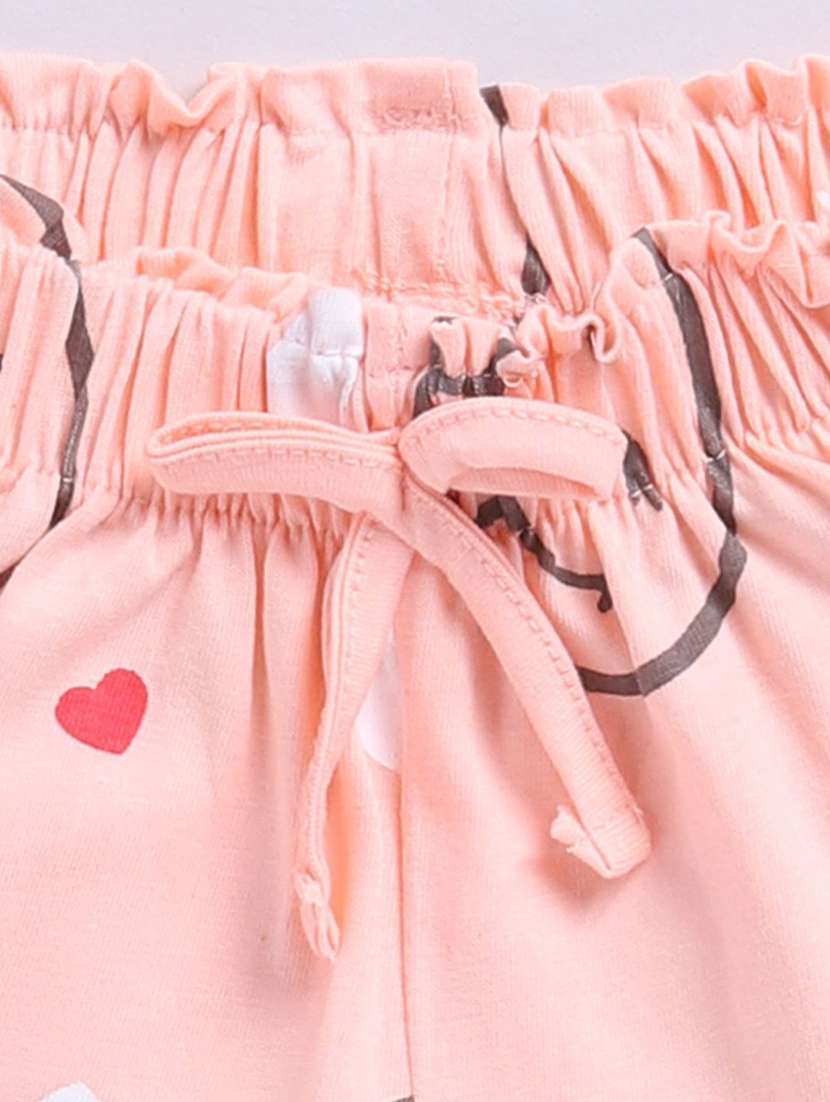 girls printed mid rise shorts - 22276368 -  Standard Image - 3