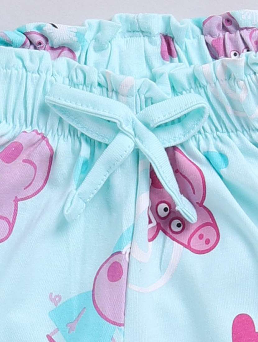 girls printed mid rise shorts - 22276378 -  Standard Image - 3