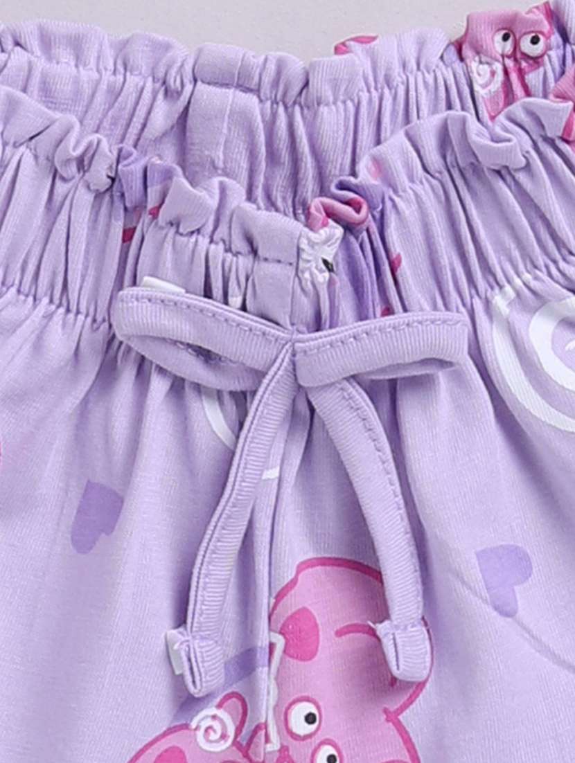 girls printed mid rise shorts - 22276380 -  Standard Image - 3