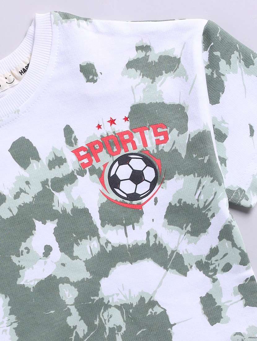 Boys Printed Shorts Co-ord Set - 22276490 -  Standard Image - 3