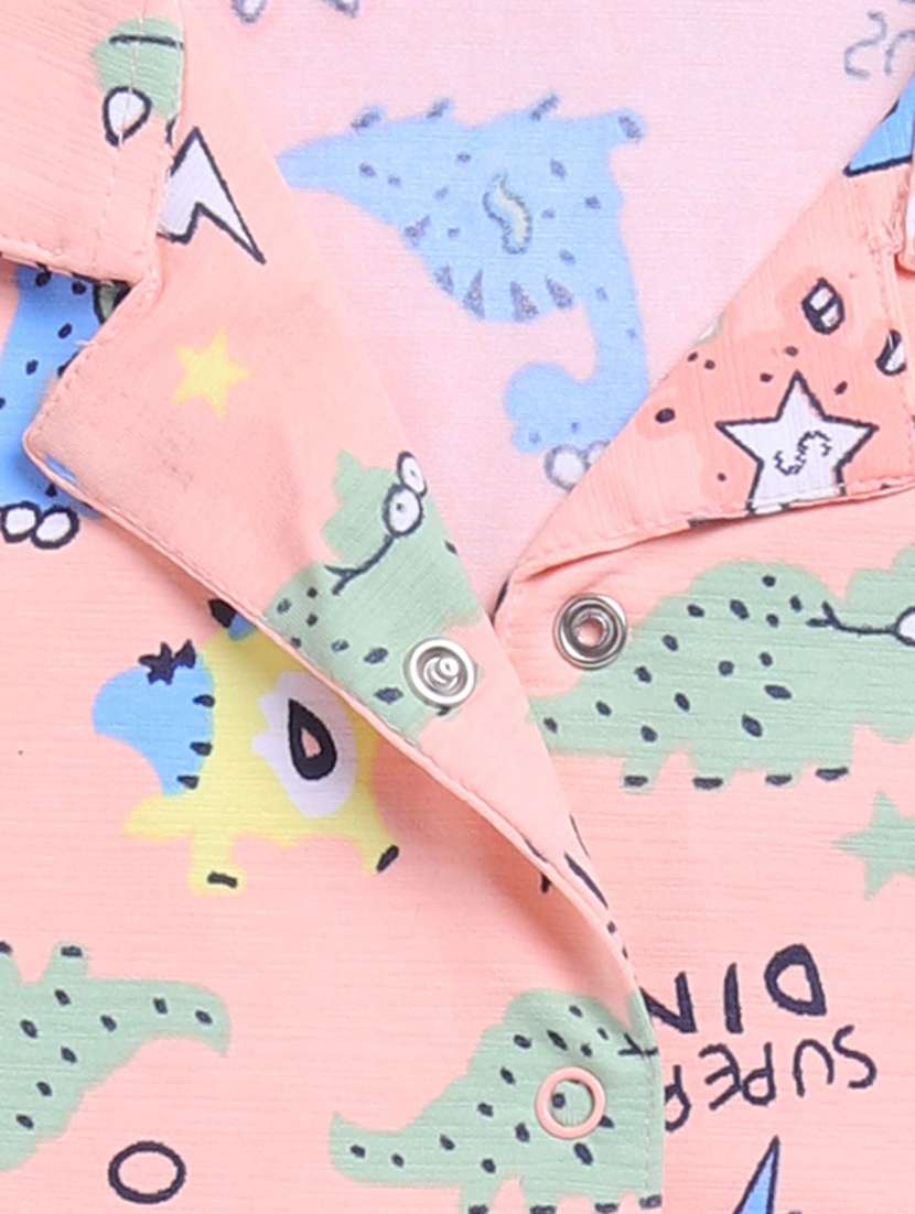 kids printed shorts co-ord set - 22276511 -  Standard Image - 3