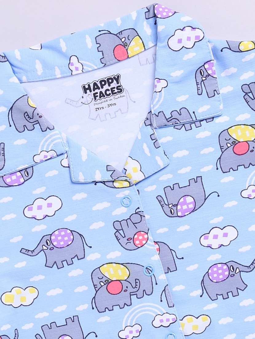 kids printed shorts co-ord set - 22276515 -  Standard Image - 3