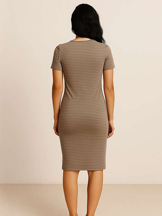 women printed short sleeve t-shirt dress - 22276521 -  Standard Image - 3