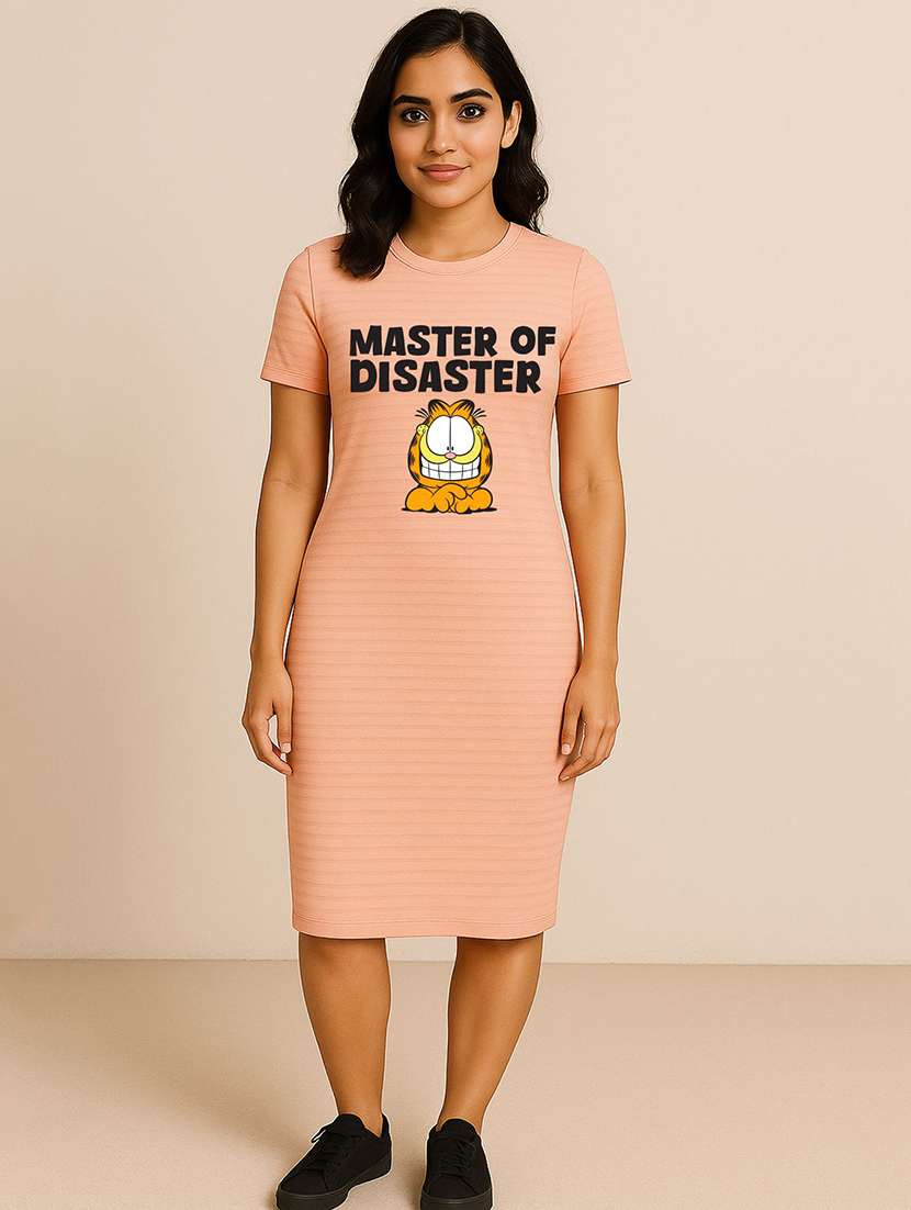 women printed short sleeve t-shirt dress - 22276529 -  Standard Image - 3