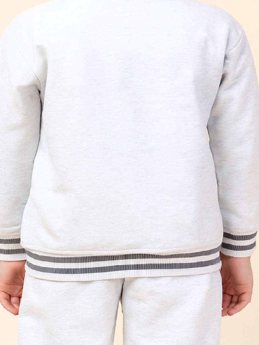 boys printed hooded full length co-ord set - 22276582 -  Standard Image - 3