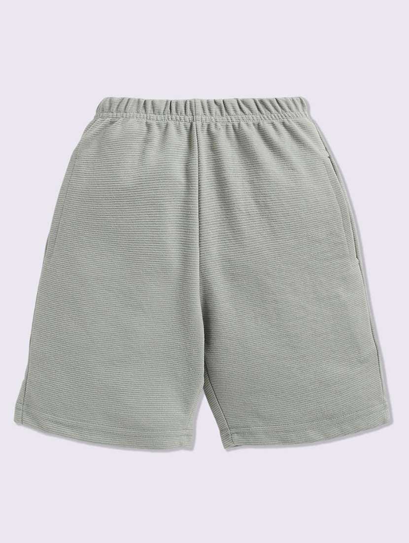 boys printed collared shorts co-ord set - 22276627 -  Standard Image - 3