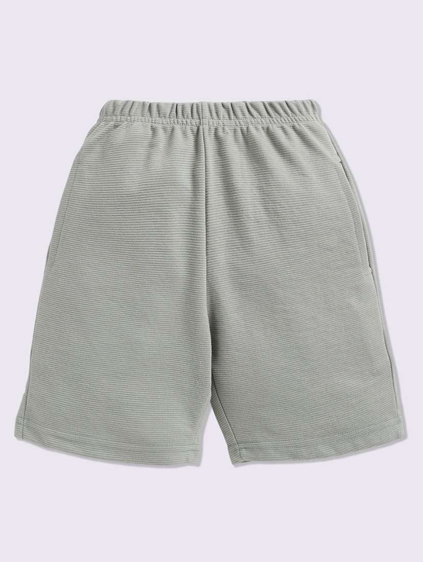 boys printed collared shorts co-ord set - 22276629 -  Standard Image - 3