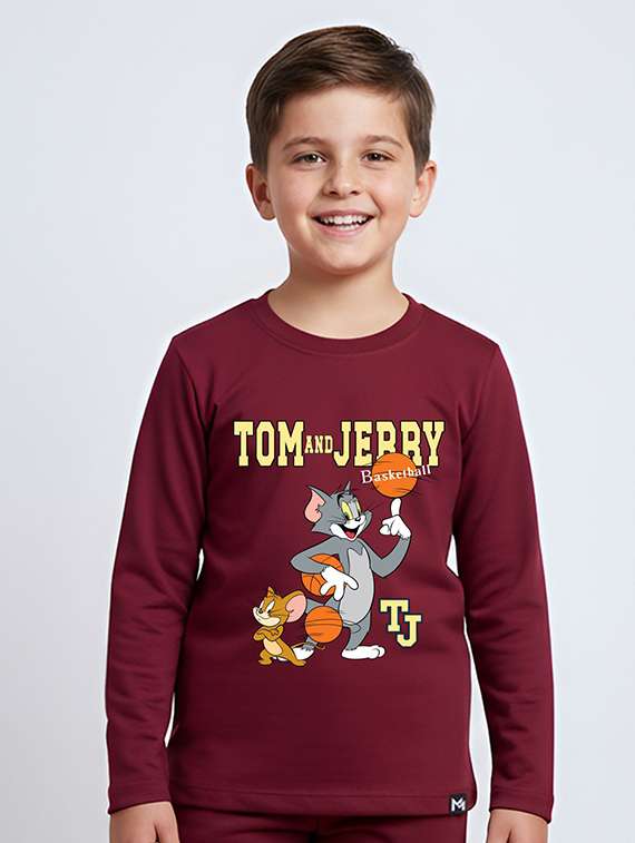 boys printed full length co-ord set - 22276640 -  Standard Image - 3