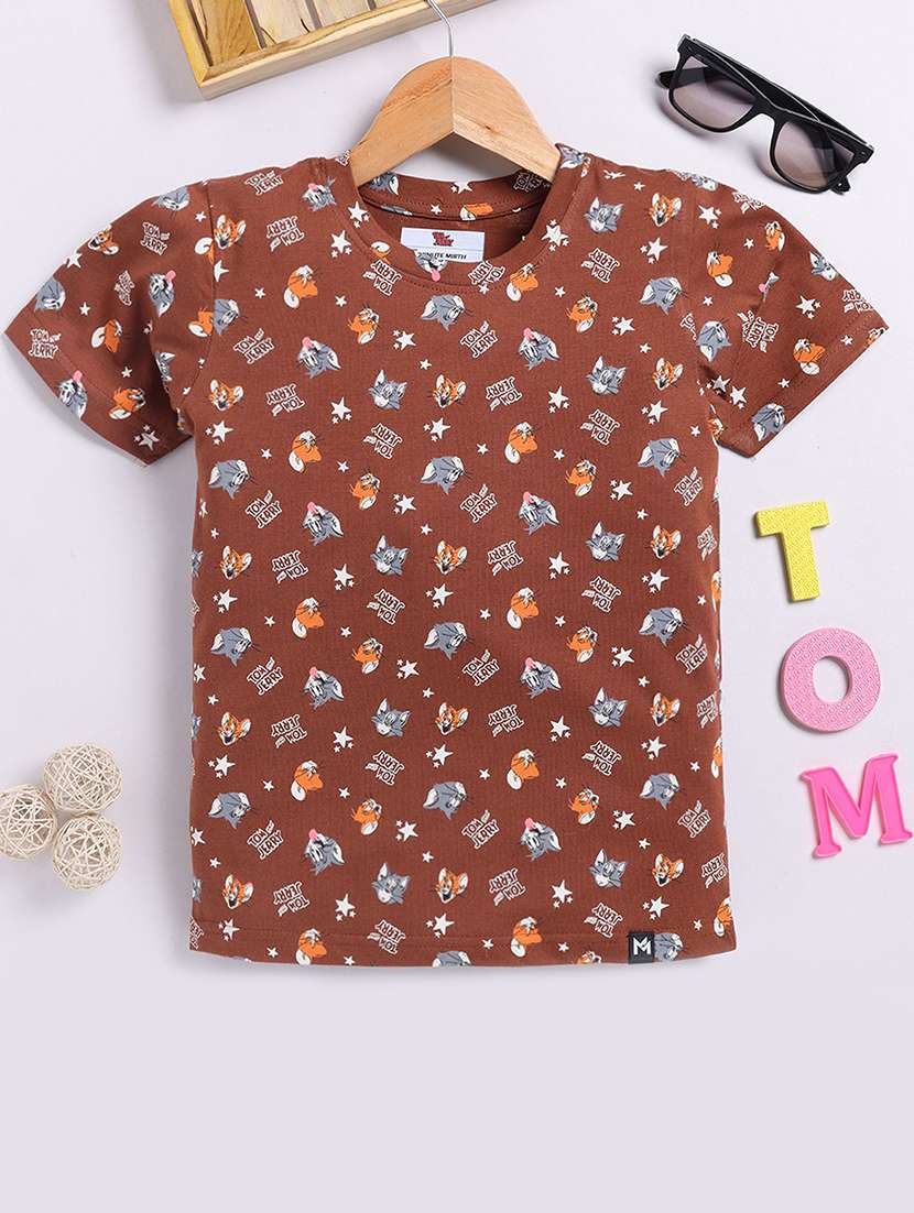 boys printed short sleeve t-shirt
