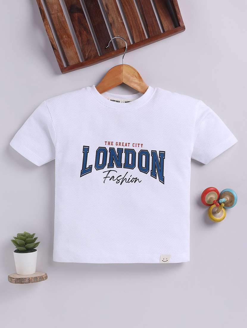 boys printed short sleeve t-shirt