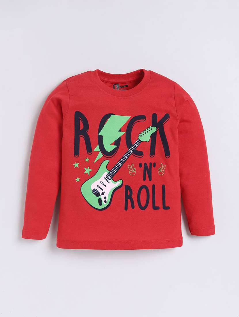 boys pack of 5 printed long sleeve t-shirt - 22276794 -  Standard Image - 3