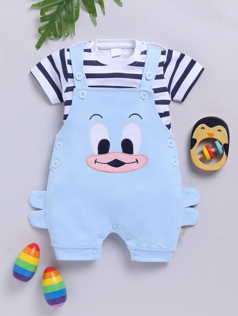 kids printed short sleeve romper