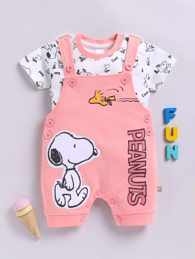 kids printed short sleeve romper