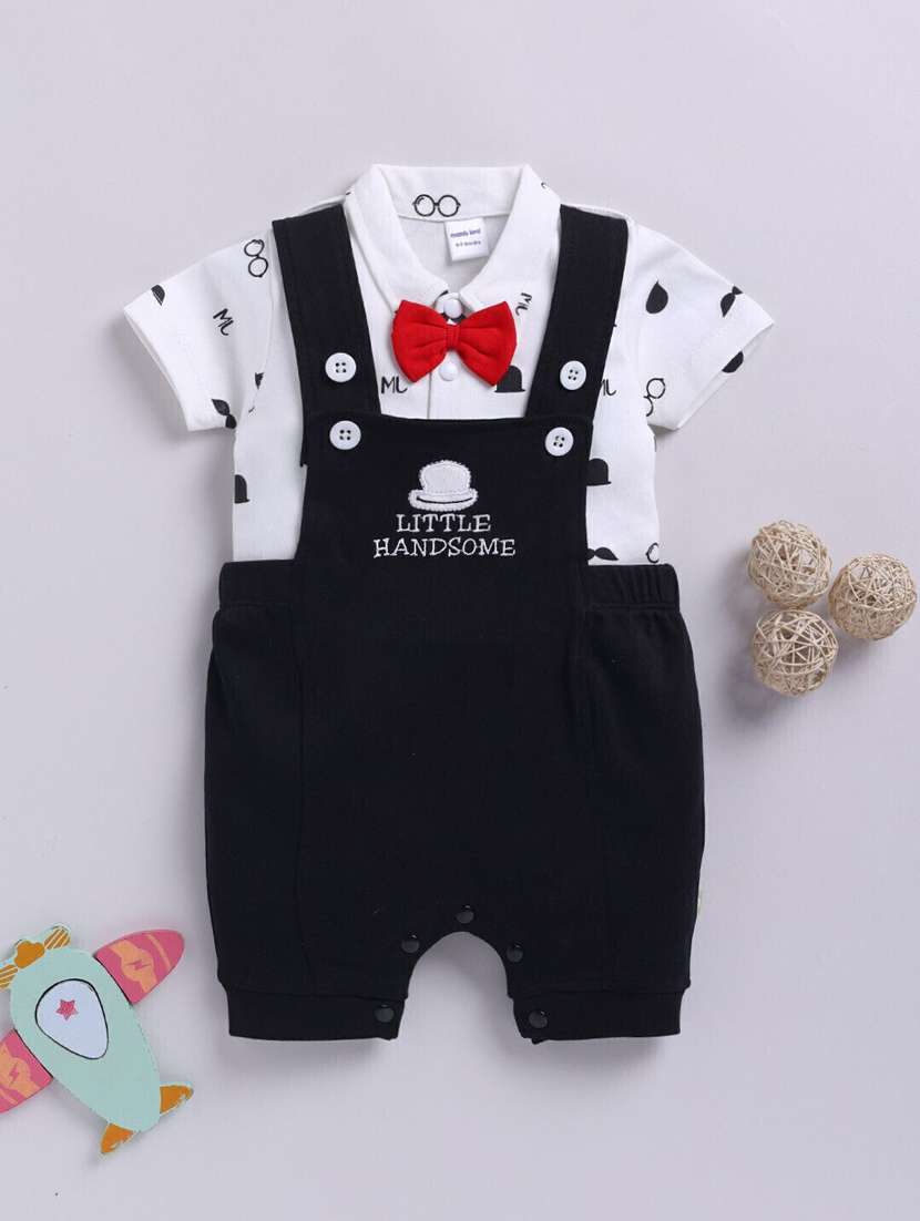 kids printed short sleeve romper
