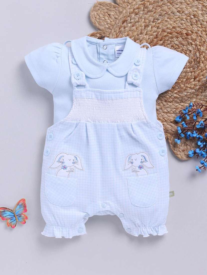kids printed short sleeve romper