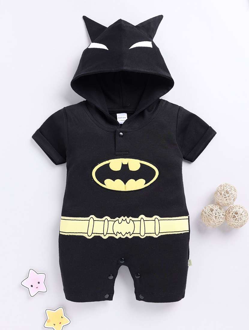 kids printed short sleeve romper