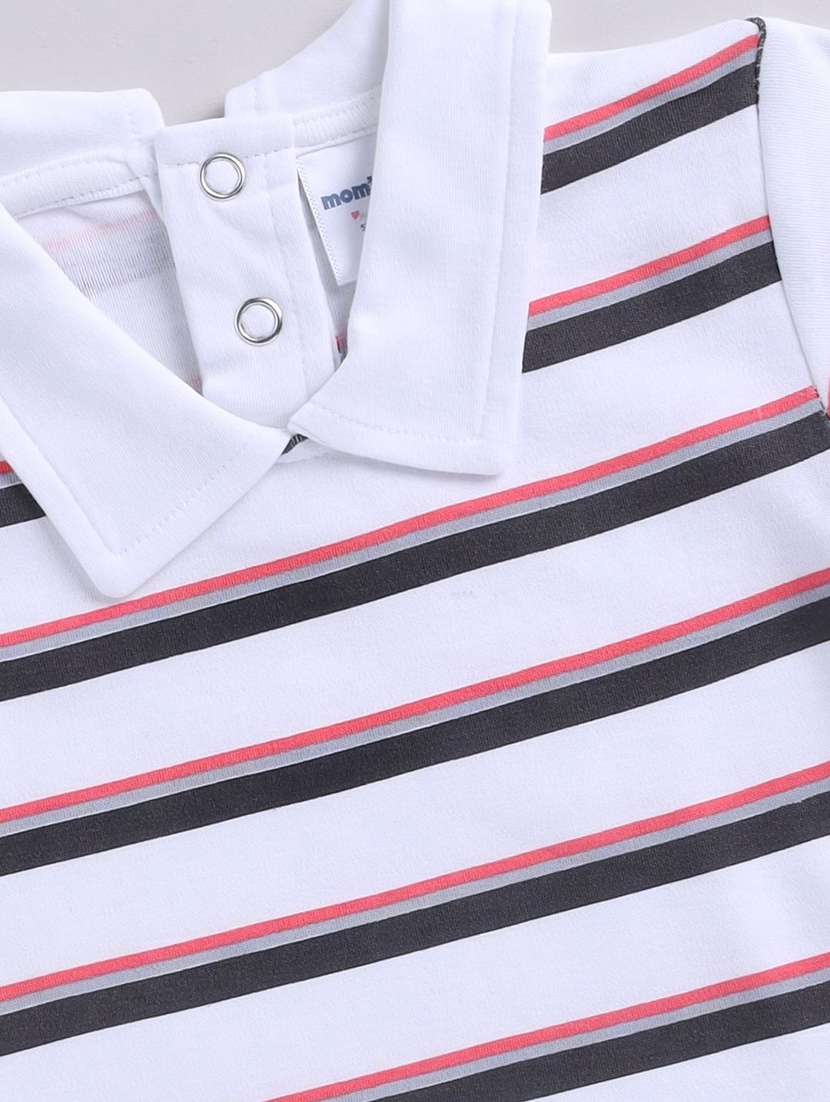 kids printed short sleeve romper - 22277010 -  Standard Image - 3