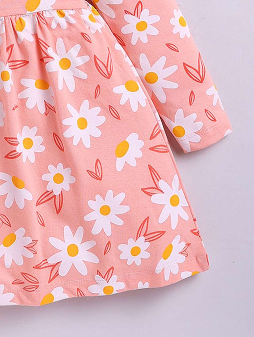 girls printed pack of 2 long sleeve a-line dress - 22277100 -  Standard Image - 3