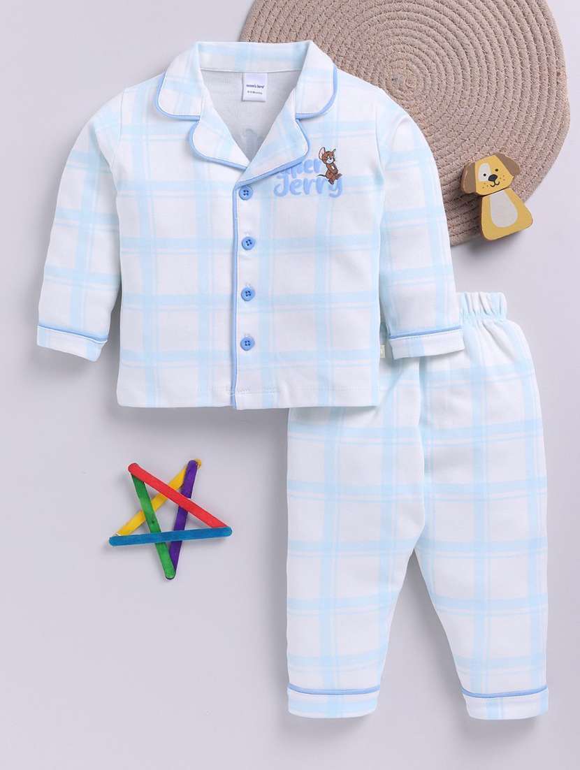 kids printed nightwear pyjama set