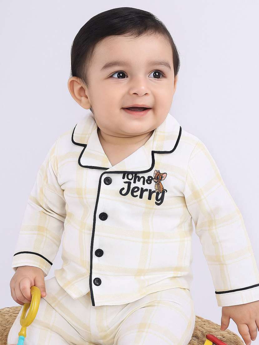 kids printed nightwear pyjama set