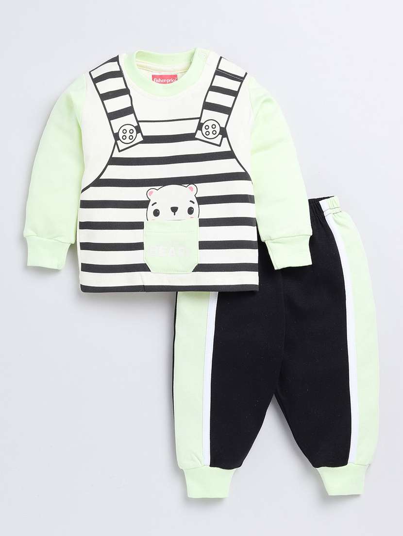 boys printed full length co-ord set