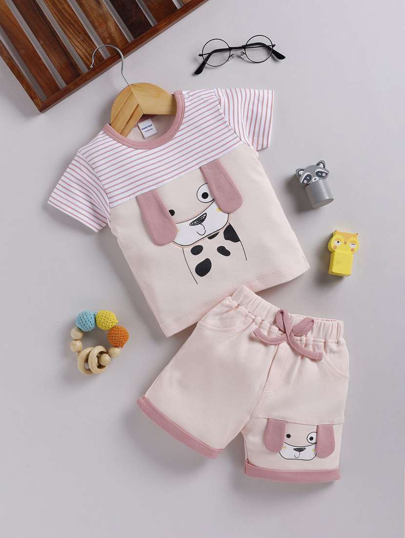 kids printed shorts co-ord set