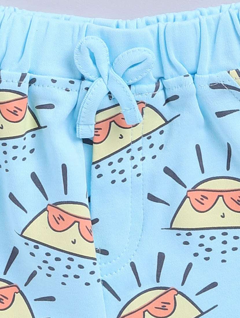 kids printed shorts co-ord set - 22277336 -  Standard Image - 3