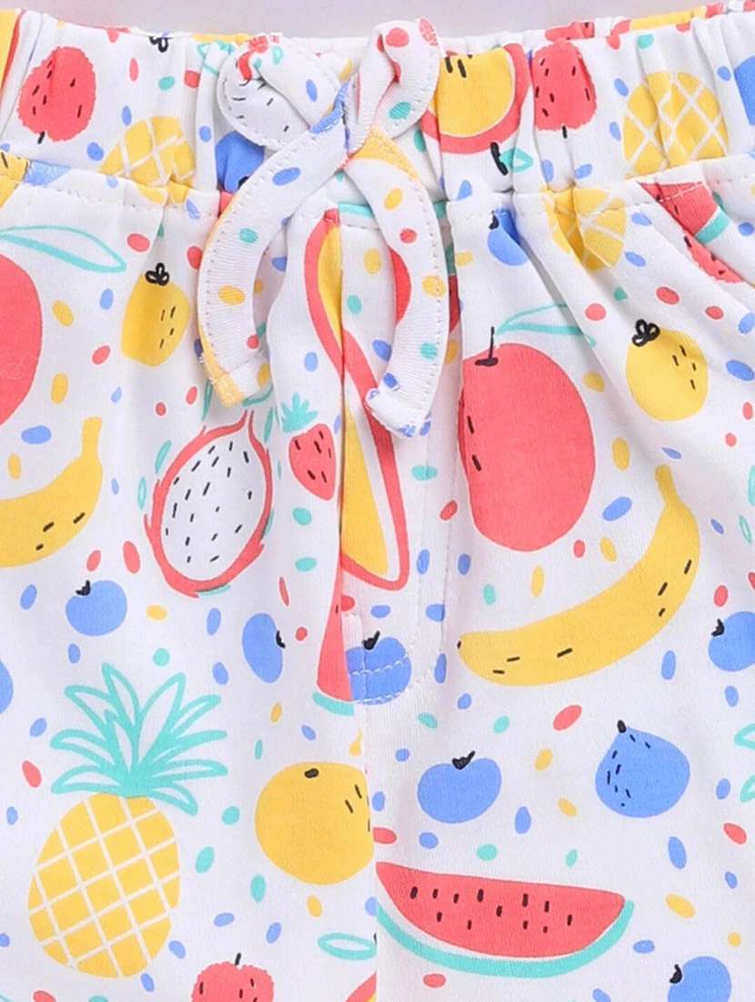 boys printed shorts co-ord set - 22277340 -  Standard Image - 3