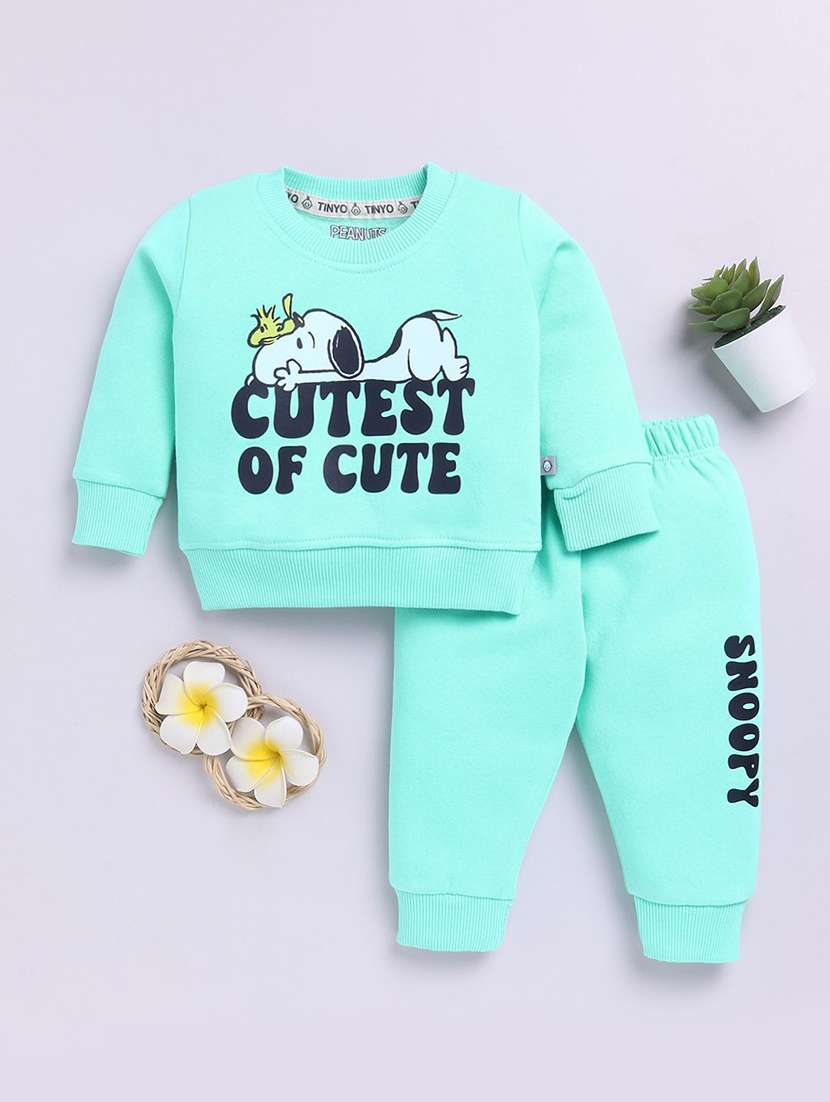 boys printed full length co-ord set