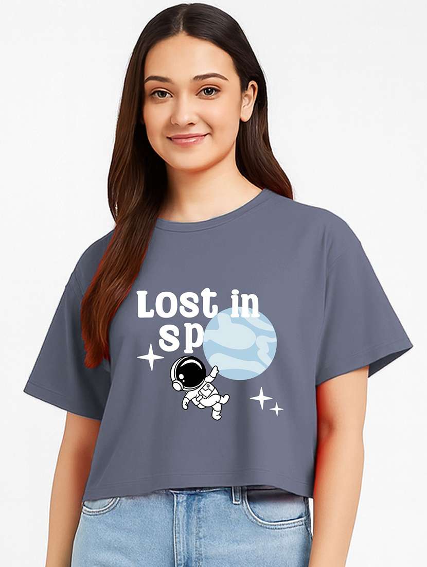 women printed short sleeve t-shirt