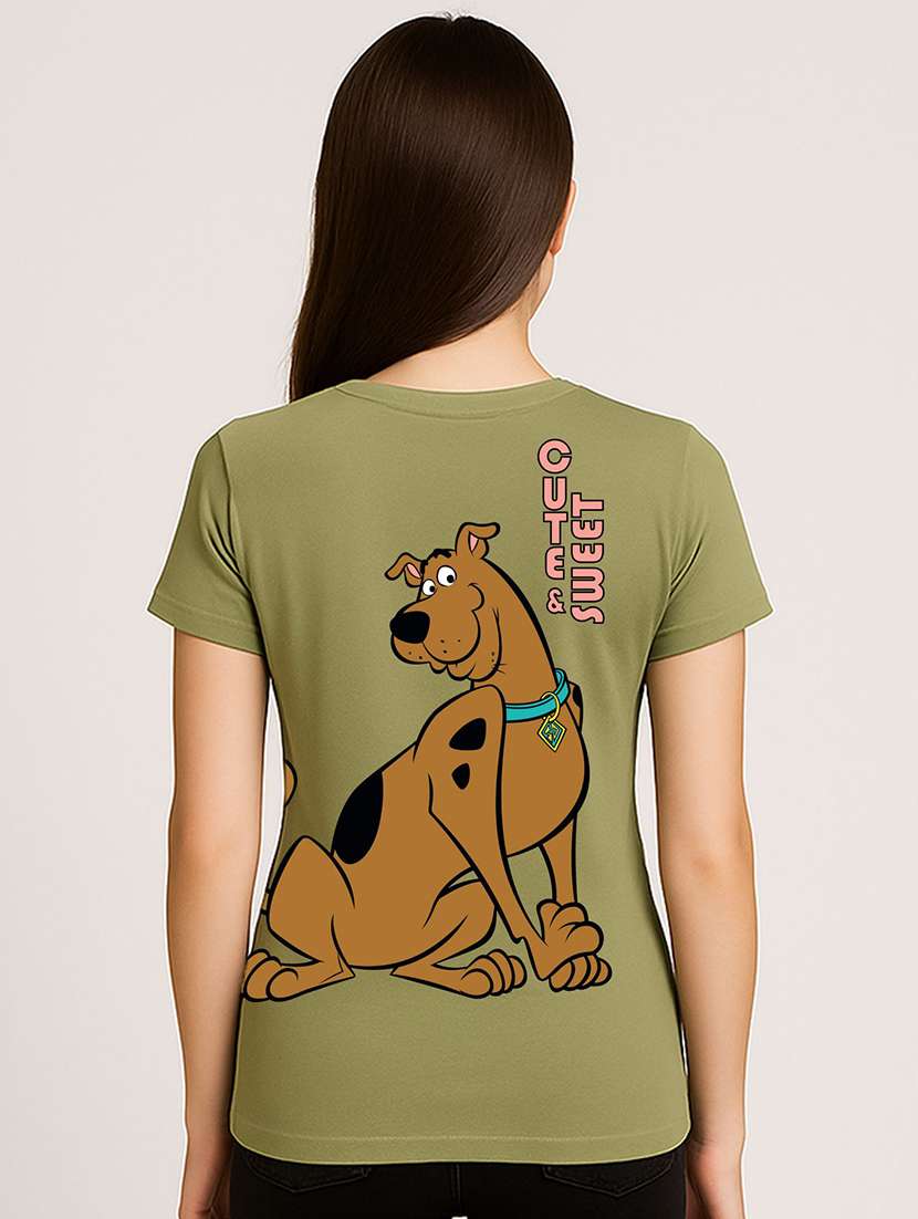 women graphic round neck t-shirt