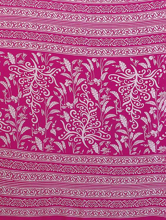 women printed casual wear saree with blouse - 22277523 -  Standard Image - 5