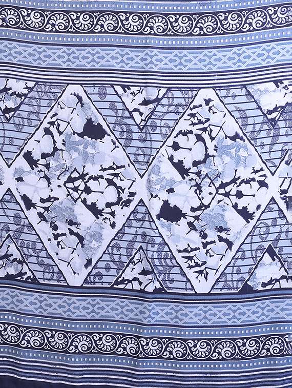 women printed casual wear saree with blouse - 22277541 -  Standard Image - 5