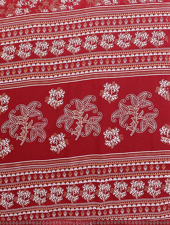 women printed casual wear saree with blouse - 22277560 -  Standard Image - 5