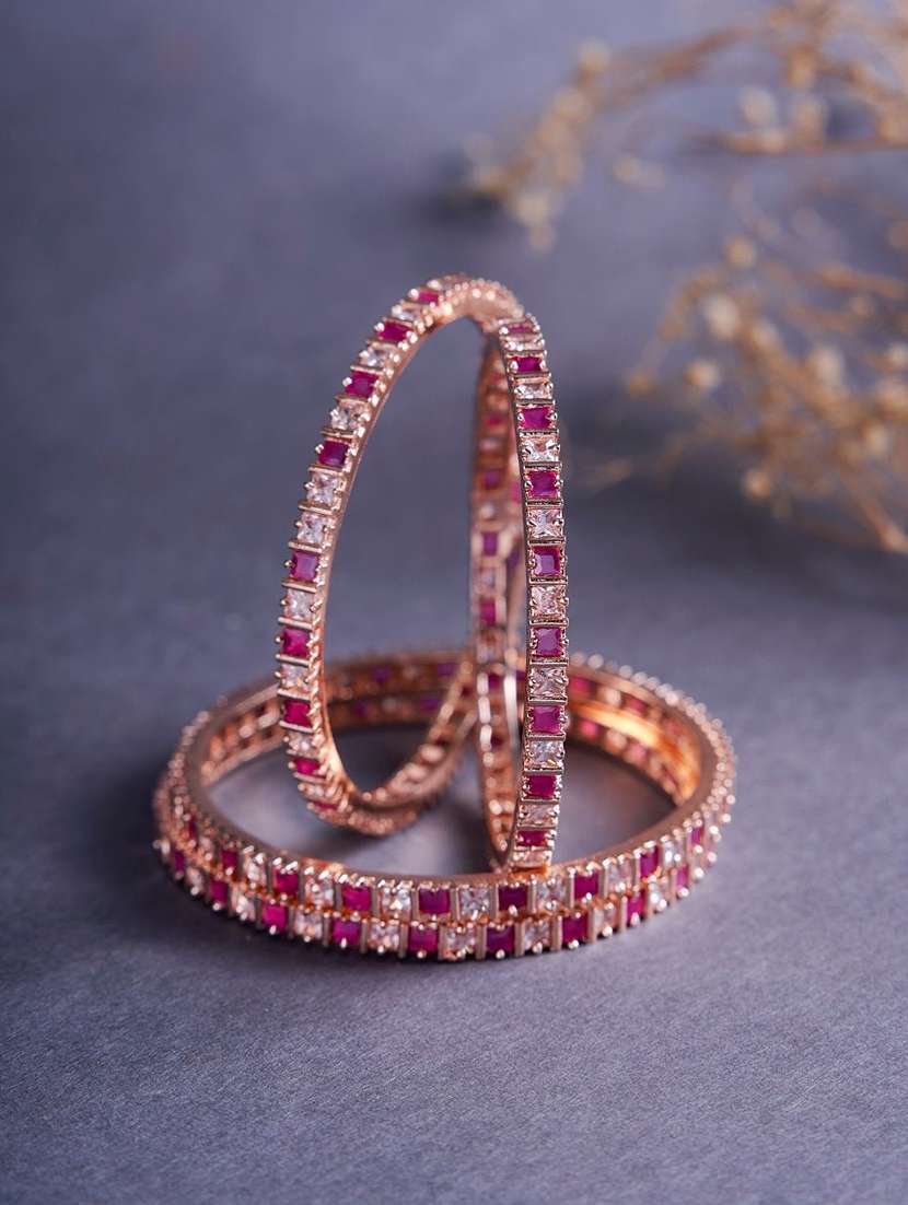 women multi colored brass bangles