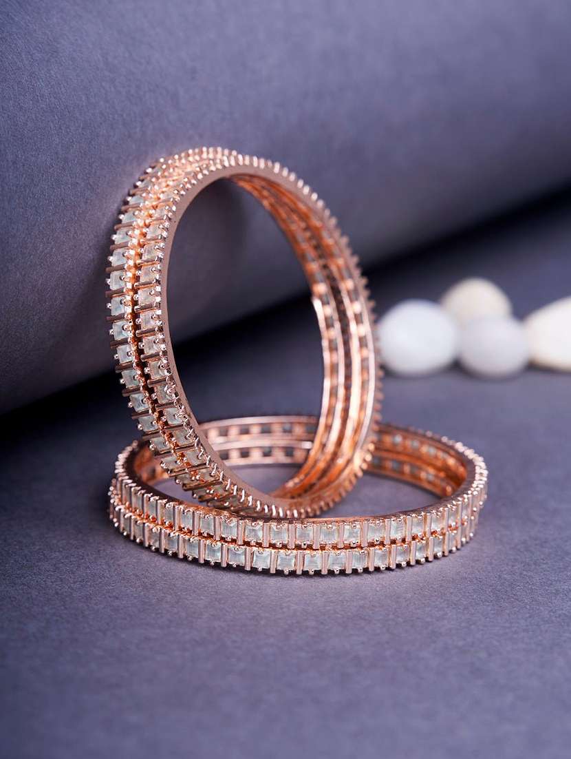 women green brass bangles